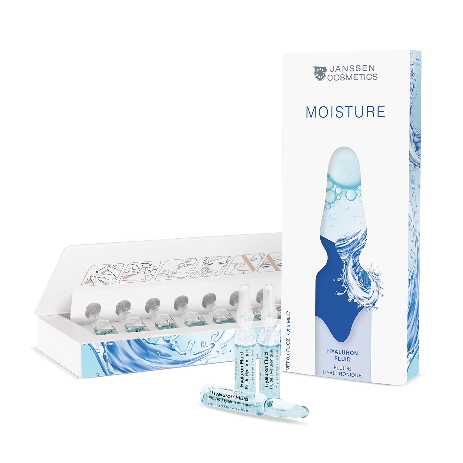 Janssen Vials Hyaluron Fluid Moisture 7 x 2ml (Dry skin) Janssen Cosmetics